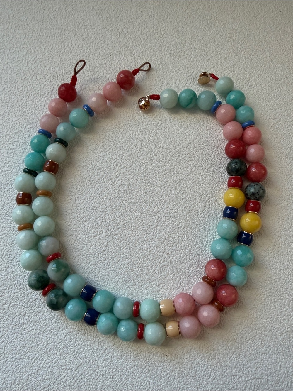 NWOT Roxanne Assoulin Multicolor Beaded Necklaces duo